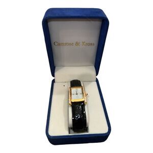 Women's Gold and Black Watch